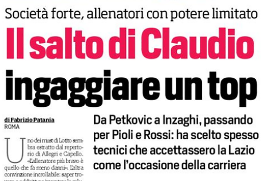 Il salto di Claudio Il salto di Claudio