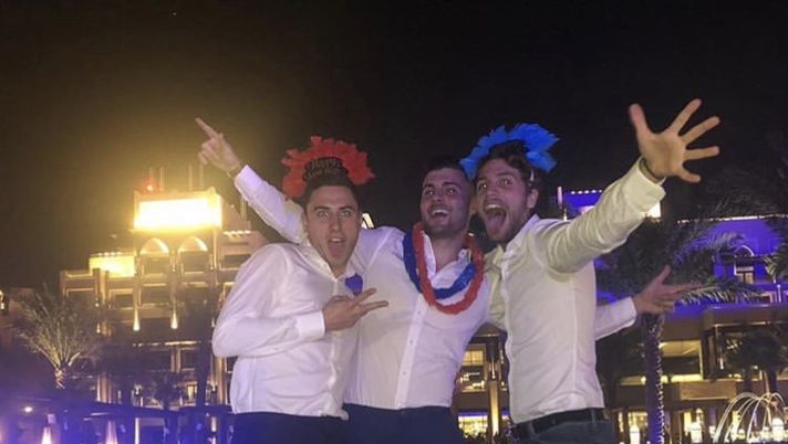 Davide Calabria, Patrick Cutrone e Manuel Locatelli (credits: Official Patrick Cutrone Instagram account) 