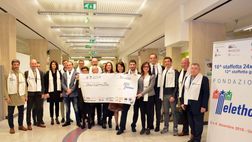 Staffetta Telethon, quasi 210mila euro per la ricerca