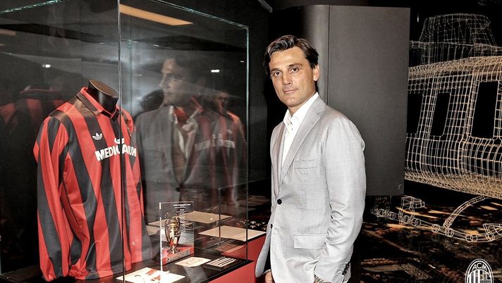 Vincenzo Montella a 'Casa Milan' (credits: acmilan.com) Vincenzo Montella Milan