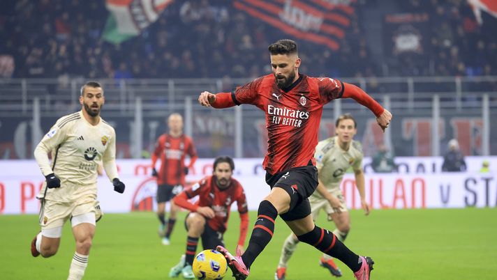 Olivier Giroud AC Milan Milan-Roma 3-1 Serie A 2023-2024