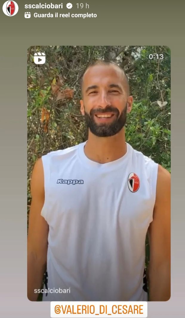 Bari, Di Cesare dopo il rinnovo: “Finché non avrò giocato il derby, non me ne andrò…”- immagine 2