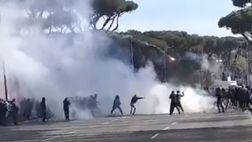 VIDEO – Tensione a poche ore dal derby: scontri tra ultras di Roma e Lazio