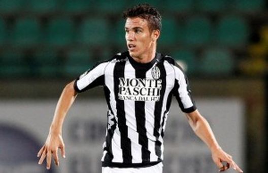 Verre con la maglia del Siena Verre con la maglia del Siena