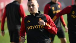 Roma, la ripresa dopo la Salernitana: Angeliño subito in campo. C’è anche Belotti