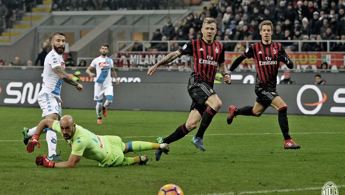 Il gol di Juraj Kucka in Milan-Napoli (credits: acmilan.com) gol Kucka Milan-Napoli