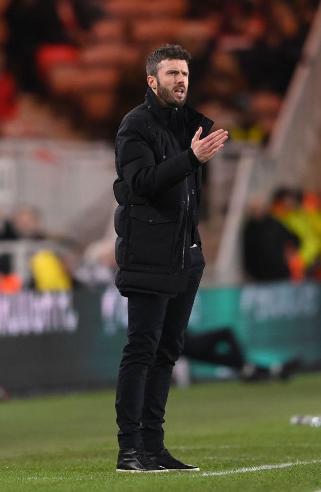 (Photo by Stu Forster/Getty Images) Tees-wear derby perso dai suoi, Carrick contro l’arbitro: “Rigore e rosso non c’erano…”- immagine 2