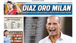 Prima Pagina, Tuttosport: “Furia Allegri! Ronaldo aspetta il City. Fretta Inter”