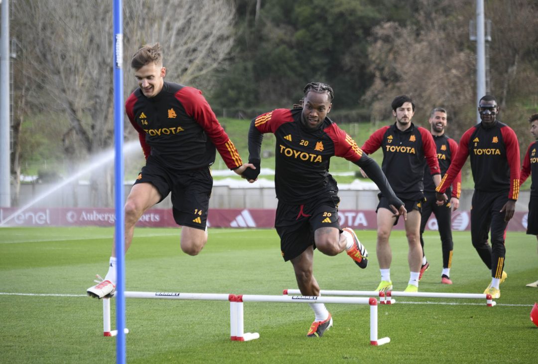 Roma, la rifinitura alla vigilia del Brighton – FOTOGALLERY - immagine 6