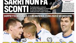 EDICOLA CDS – Belottimo. Doppietta del Gallo, 3-1 in Armenia. Euro 2020 vicinissimo