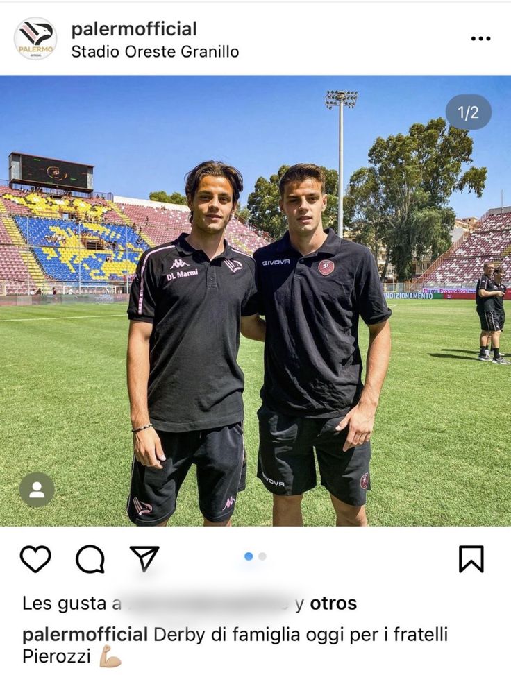 FOTO Reggina-Palermo, derby di famiglia per i gemelli Pierozzi allo stadio “Granillo” palermo