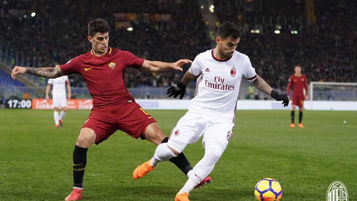 Diego Perotti e Jesus Suso durante Roma-Milan (credits: acmilan.com) Diego Perotti e Jesus Suso durante Roma-Milan (credits: acmilan.com)
