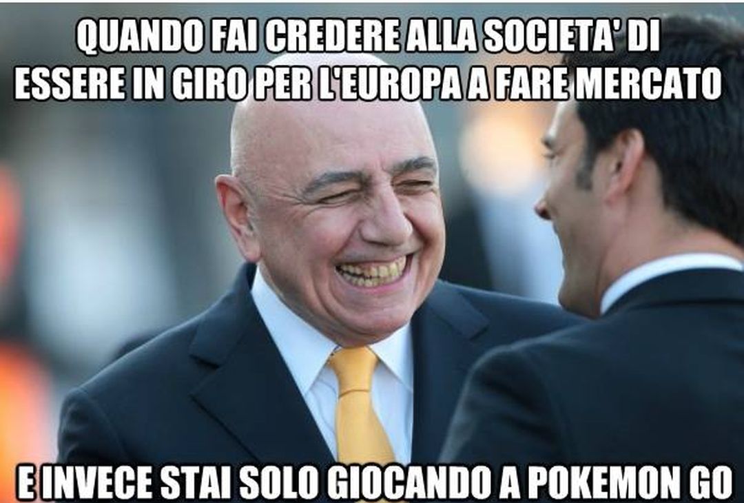  Sfottò del web a Galliani (Fonte: facebook) 