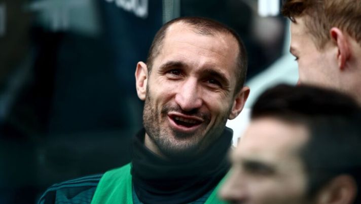 Juventus' Italian defender Giorgio Chiellini attends the Italian Serie A football match Juventus vs Brescia on February 16, 2020 at the Juventus stadium in Turin. (Photo by Isabella BONOTTO / AFP) (Photo by ISABELLA BONOTTO/AFP via Getty Images) DAI CAMPI – Novità Zaniolo, quando torna Chiellini! Stop Tonelli, Vecino, Radu e il caso Under - immagine 1