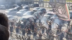 Palermo, gli ultrà prima del derby con il Catania: “Noi vogliamo questa vittoria” (video)