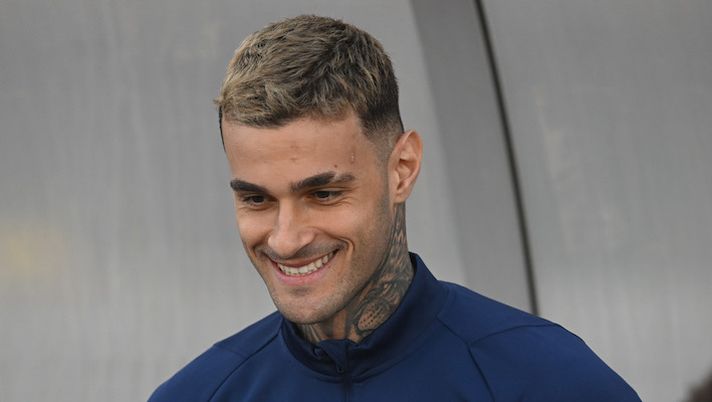 MALTA, MALTA - MARCH 25: Gianluca Scamacca of Italy looks on during a Italy training session at Ta Qali Stadium on March 25, 2023 in Malta, Malta. (Photo by Claudio Villa/Getty Images) Atalanta, subito Scamacca-gol! Dai portieri a Zapata e i 6 assenti, i segnali dal 3-0 - immagine 1