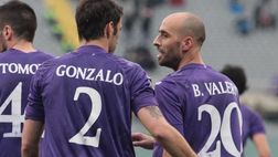 Casa Fiorentina: distrazione muscolare per Gonzalo Rodriguez, migliora Borja Valero