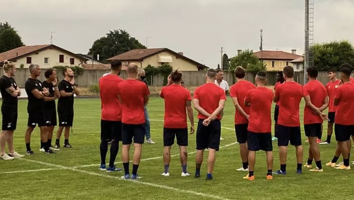 Il discorso di Zarattini alla squadra