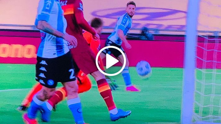 Roma-Napoli, imbucata vincente di Mertens: è 0-2!| VIDEO 
