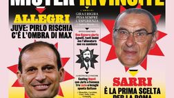 Prima Pagina, La Gazzetta dello Sport: “Mister rivincite. Allegri Juve, Pirlo rischia c’è l’ombra di Max”
