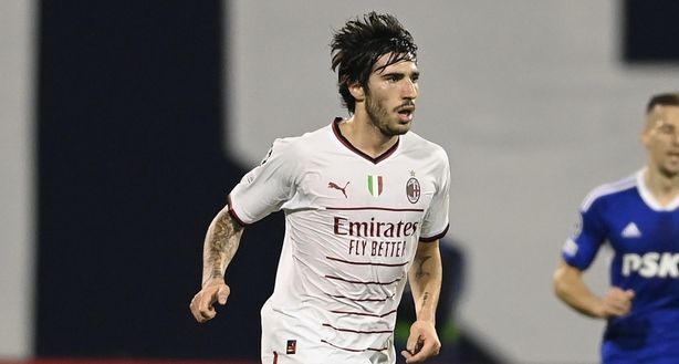 Sandro Tonali AC Milan Dinamo Zagabria-Milan 0-4 Champions League 2022-2023