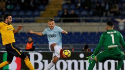 Serie A, la Lazio batte l’Hellas e supera l’Inter: all’Olimpico decide una doppietta di Immobile