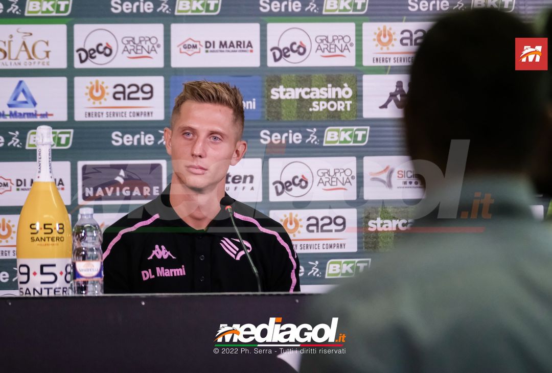 FOTO PALERMO, La conferenza stampa di presentazione di Luca Vido (Gallery) - immagine 16