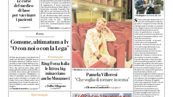 Prima Pagina, La Repubblica-Palermo: “La partita delle riaperture si decide su Palermo. Nel capoluogo è ancora allarme” 