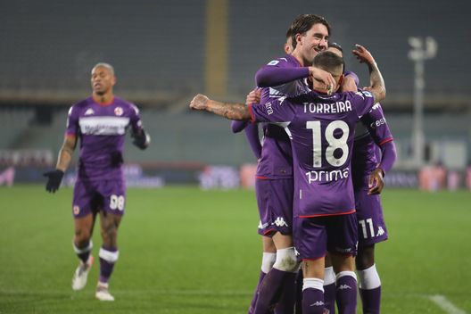 GERMOGLI PH: 17 GENNAIO 2022 FIRENZE STADIO ARTEMIO FRANCHI CAMPIONATO SERIE A TIM 2021/2022 FIORENTINA VS GENOA NELLA FOTO ESULTANZA GOL TORREIRA Cagliari-Fiorentina e non solo. Tutte le partite a rischio della 23^ giornata- immagine 2