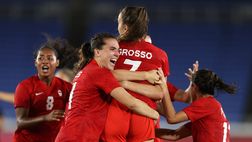 Tokyo 2020, il Canada femminile trionfa: il rigore decisivo lo segna… Grosso