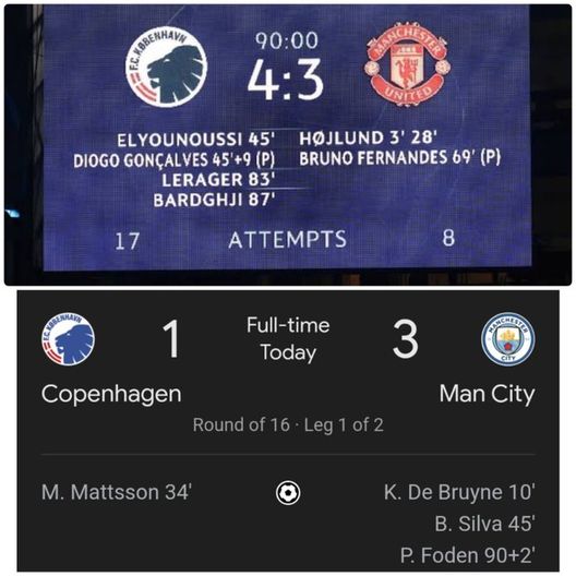 Il derby di Manchester giocato a…Copenhagen: noi 1-3, voi 4-3…- immagine 2