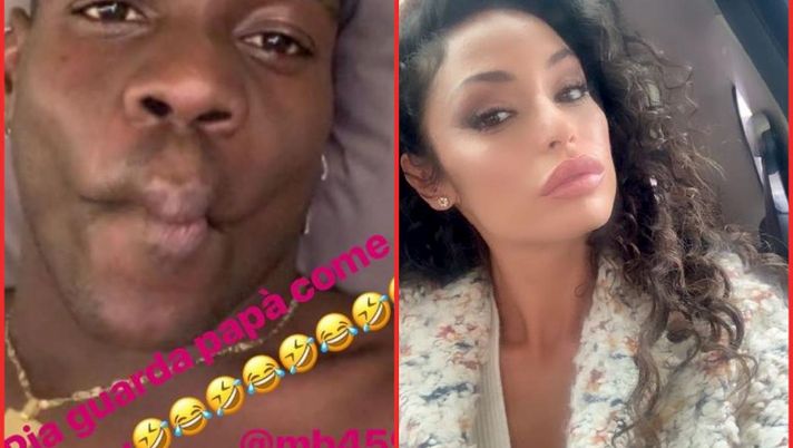 Balotelli e Raffaella Fico si stuzzicano sui social e fanno sognare i loro follower 