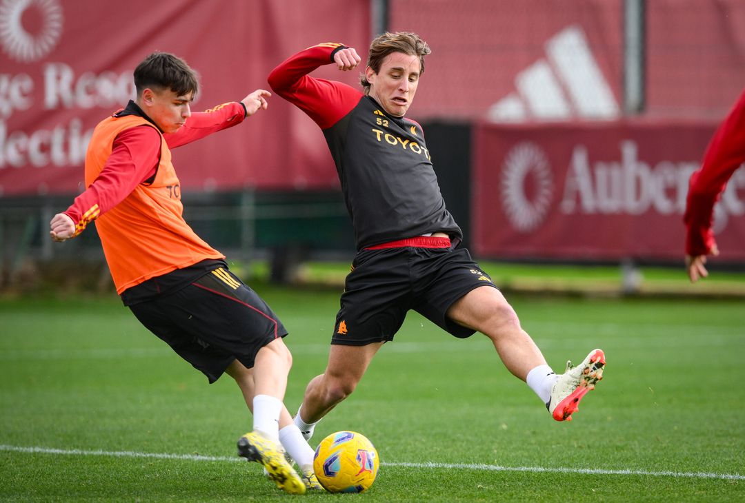 Roma, la rifinitura alla vigilia dell’Atalanta – FOTOGALLERY - immagine 3