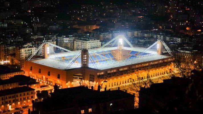 Lo stadio nella città che è tornata ad avere il suo ponte 