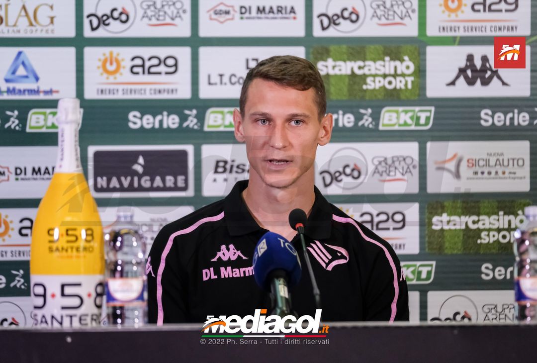 FOTO PALERMO, Leo Stulac presentato in conferenza stampa (Gallery) - immagine 8