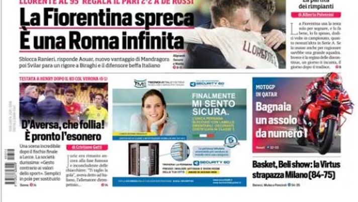 EDICOLA / CdS, Due gol di Koopmeiners: il Milan soffia il secondo posto alla Juve - immagine 1