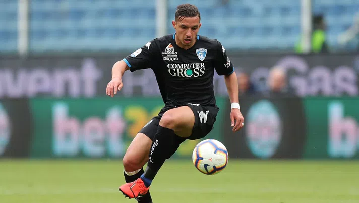 GENOA, ITALY - MAY 12:  Ismael Bennacer of Empoli FC in action during the Serie A match between UC Sampdoria and Empoli at Stadio Luigi Ferraris on May 12, 2019 in Genoa, Italy.  (Photo by Gabriele Maltinti/Getty Images)