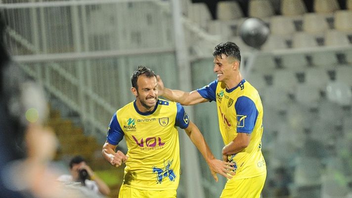 Roberto Inglese e Riccardo Meggiorini, attaccanti del Chievo (credits: GETTY images) 