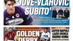 Prima Pagina, Tuttosport: “Super Napoli! Lazio eroica, rabbia Roma”