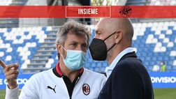 Milanello, ieri allenamento congiunto del Milan maschile e femminile