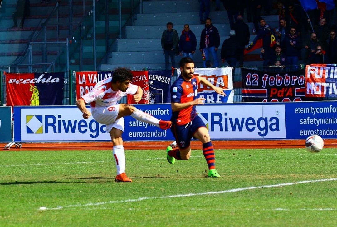  Il momentaneo vantaggio del Fc SudTirol 