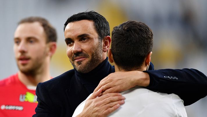 TURIN, ITALY - JANUARY 29: Raffaele Palladino, Head Coach of AC Monza, celebrates after the team's victory during the Serie A match between Juventus and AC Monza at on January 29, 2023 in Turin, Italy. (Photo by Valerio Pennicino/Getty Images) Monza, Palladino: “Mai sottovalutare gli avversari ma questo gruppo è incredibile” - immagine 1