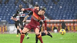 Roma-Sampdoria 1-0 LE PAGELLE: Dzeko, è colpo di fulmine. Mancini tetto massimo