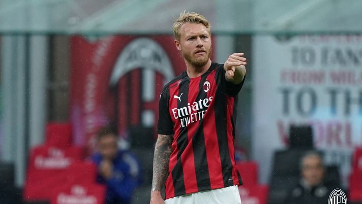 Simon Kjaer, difensore del Milan (credits: acmilan.com) 