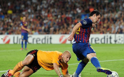 Nel 2007-08 all'Atletico Madrid, nel 2012 contro Messi... Nel 2007-08 all'Atletico Madrid, nel 2012 contro Messi...