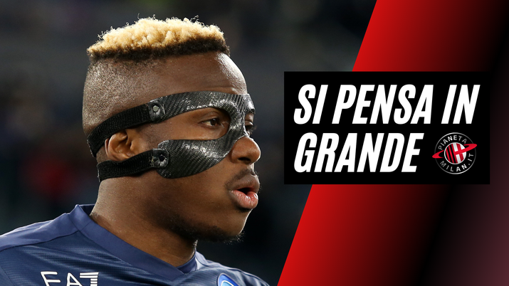 Victor Osimhen, attaccante del Napoli, sarebbe uno degli obiettivi di calciomercato dell'AC Milan (credits: Getty images) Victor Osimhen Calciomercato AC Milan
