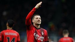 Jovic festeggia con il gol. Oggi compie 26 anni: gli auguri del Milan