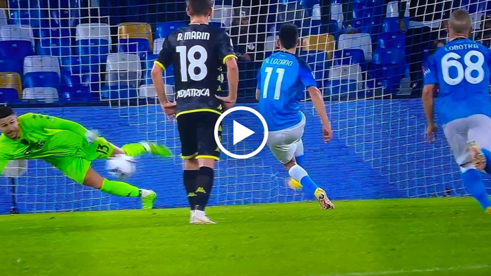 VIDEO Napoli-Empoli 1-0, Lozano segna dal dischetto e fa gioire il Maradona - immagine 1