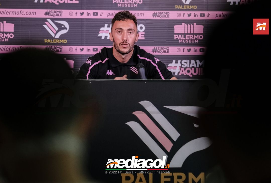 FOTO PALERMO, Mirko Pigliacelli in conferenza stampa (Gallery) - immagine 27