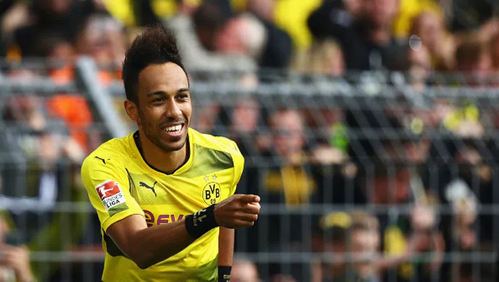Pierre-Emerick Aubameyang, bomber del Borussia Dortmund che piace al Milan, Getty Images